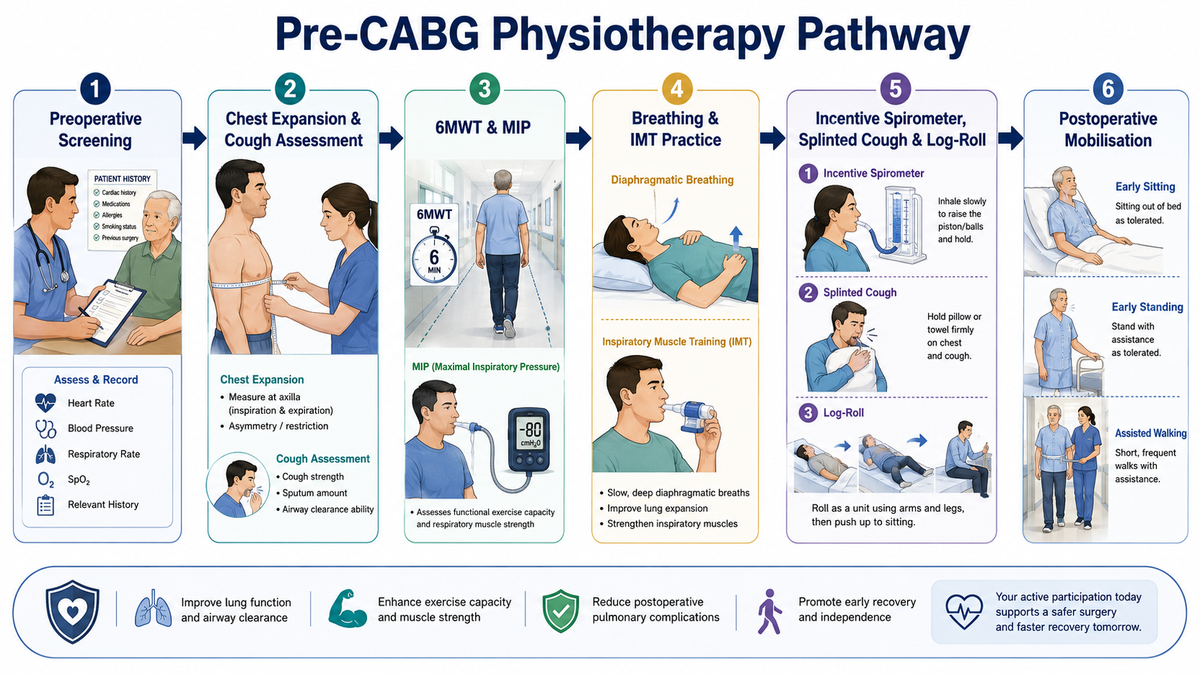 Before the Bypass: The Complete Pre-CABG Physiotherapy Protocol