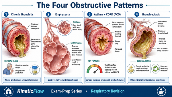 The COPD Spectrum Explained: Chronic Bronchitis, Emphysema, ACO and Bronchiectasis