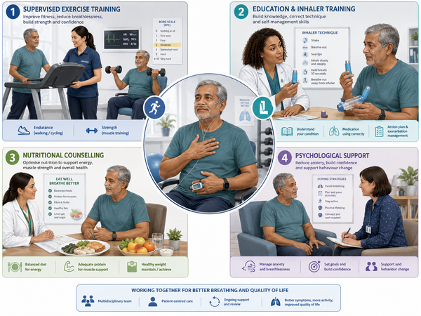 Pulmonary Rehabilitation Programmes: Structure, Evidence and Outcomes