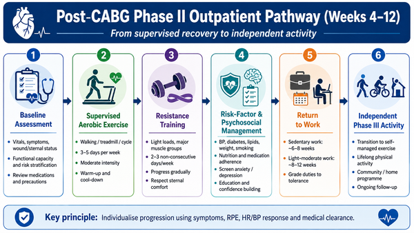 Post-CABG Phase II Rehabilitation: Weeks 4–12 Protocol for Physiotherapy Students